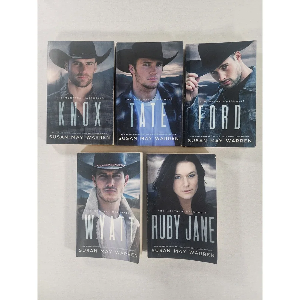 The Montana Marshalls 5 Book Set Knox Tate Ford Wyatt Ruby Jane Susan May Warren